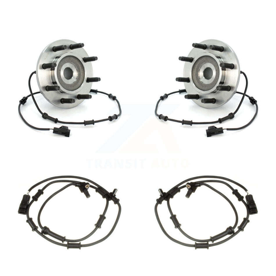 Front Wheel Hub Bearing And Extra ABS Sensor Kit For Dodge Ram 2500 3500 with Harness K7S-101897