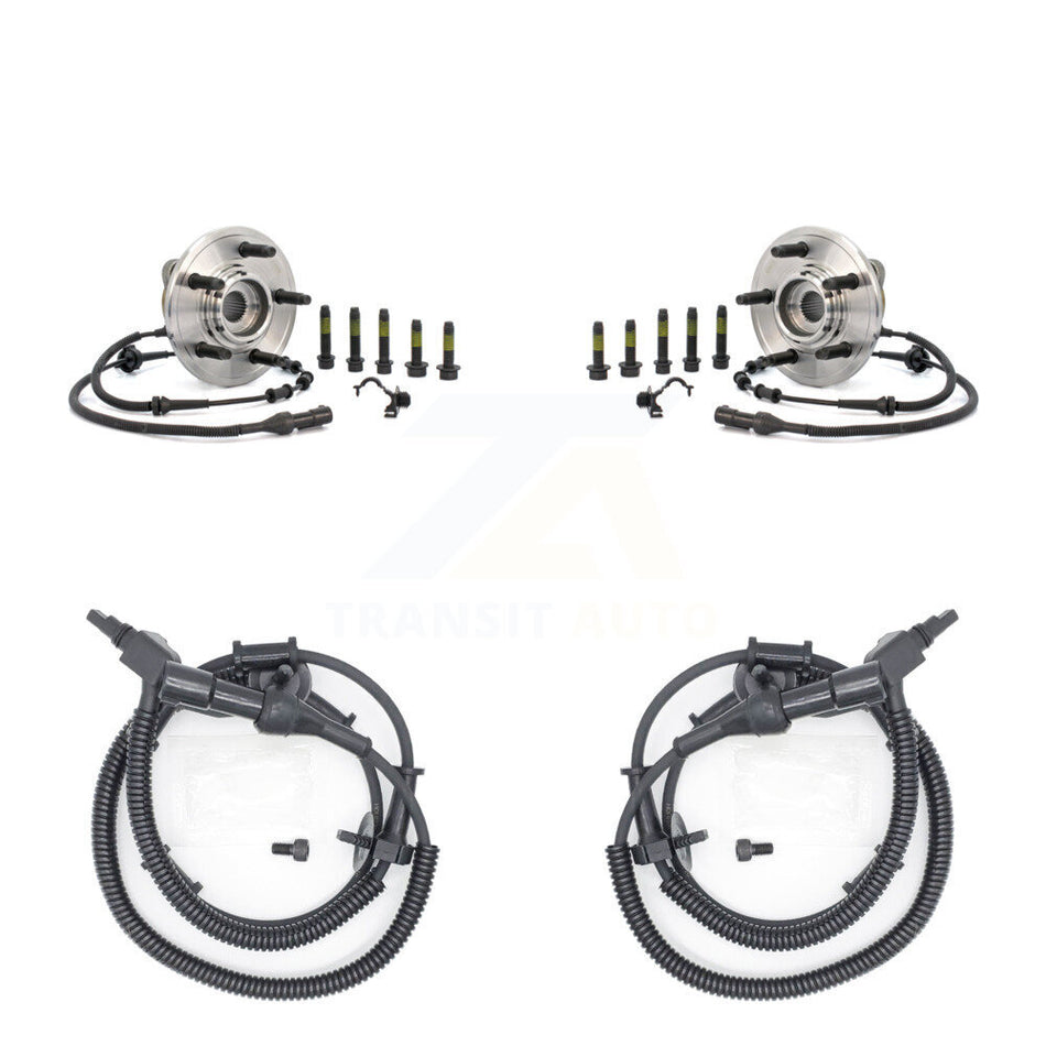 Front Wheel Hub Bearing & Extra ABS Sensor Kit For 2002 Ford Explorer Mercury Mountaineer K7S-101899