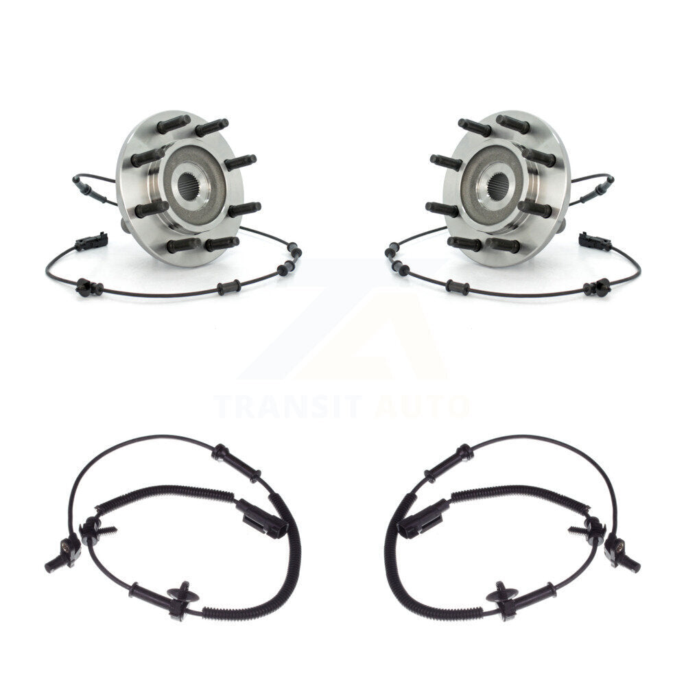 Front Wheel Hub Bearing & Extra Sensor Kit For 2007 Dodge Ram 1500 4WD With 8 Lug Wheels K7S-101906