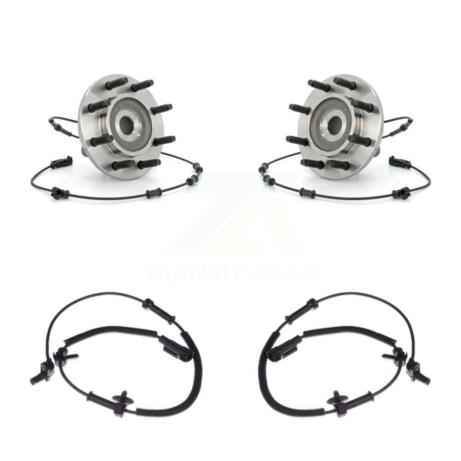 Front Wheel Hub Bearing & Extra Sensor Kit For 2007 Dodge Ram 1500 4WD With 8 Lug Wheels K7S-101906