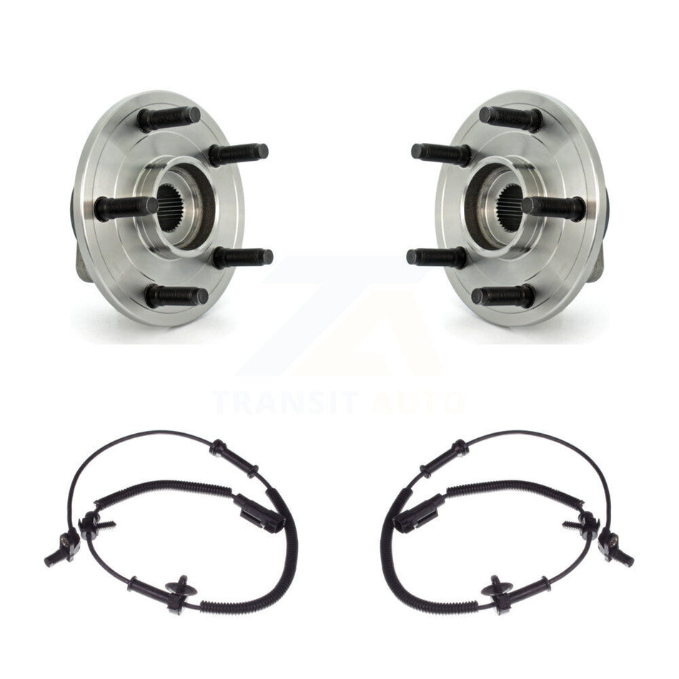Front Wheel Hub Bearing And ABS Sensor Kit For 2007 Dodge Ram 1500 4WD with 2-Wheel K7S-101907