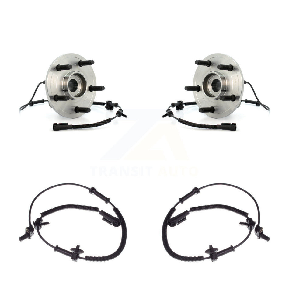 Front Wheel Hub Bearing Extra ABS Sensor Kit For 2007 Dodge Ram 1500 4WD with 4-Wheel K7S-101908