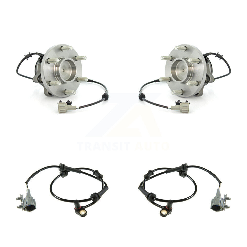 Front Wheel Hub Bearing And Extra ABS Sensor Kit For Nissan Frontier Pathfinder Xterra K7S-101909