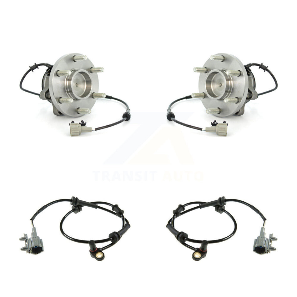 Front Wheel Hub Bearing And Extra ABS Sensor Kit For Nissan Frontier Pathfinder Xterra K7S-101909
