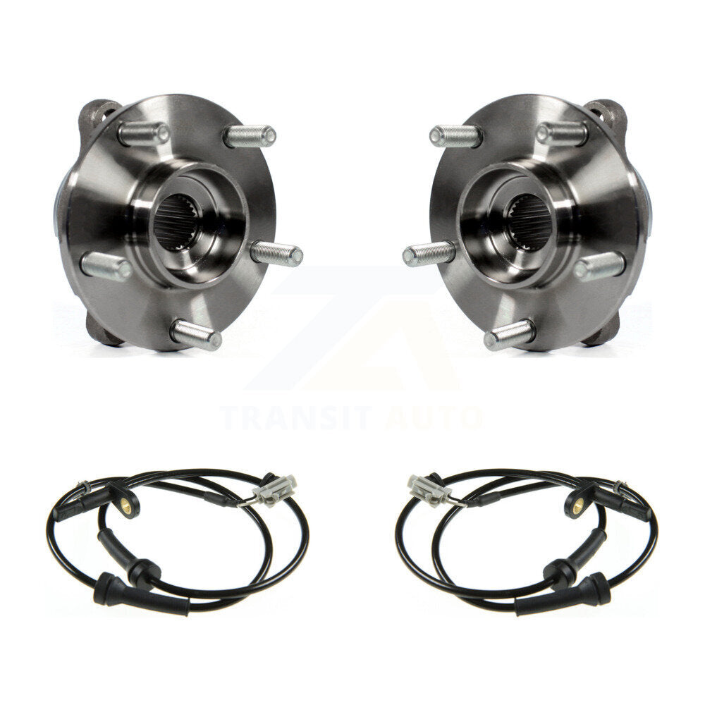 Front Wheel Hub Bearing And ABS Sensor Kit For INFINITI FX35 FX45 with Harness K7S-101920