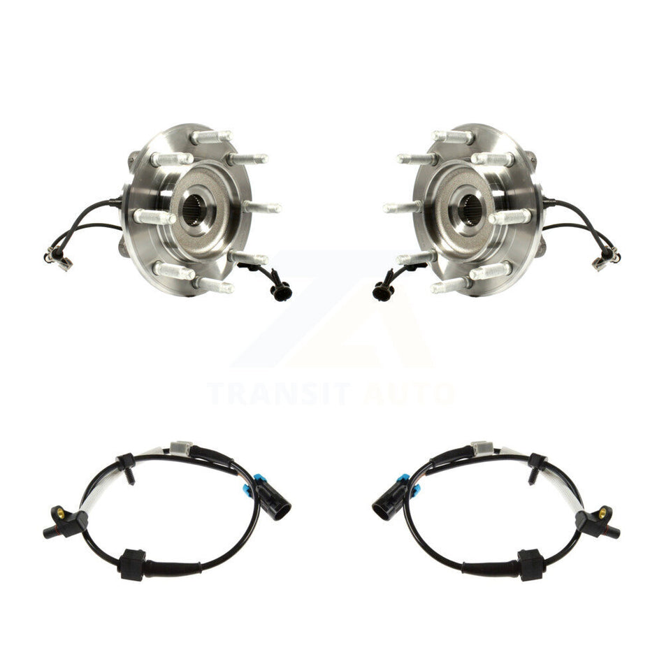 Front Wheel Hub Bearing Extra Sensor Kit For GMC Chevrolet Sierra 2500 HD Silverado 1500 K7S-101924