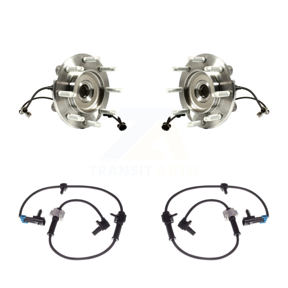 Front Wheel Hub Bearing And Extra ABS Sensor Kit For Chevrolet Silverado 1500 HD Classic K7S-101925