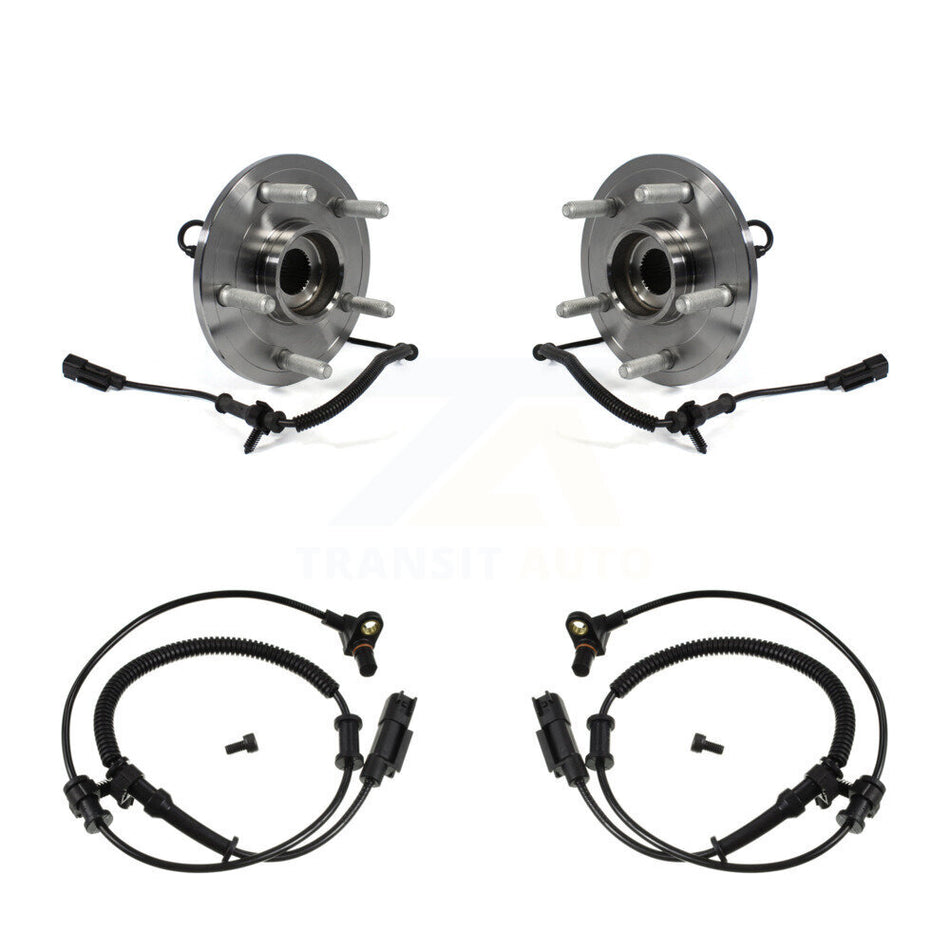 Front Wheel Hub Bearing Extra Sensor Kit For Ram 1500 4WD with 5.7L/3.7L/4.7L 4-Wheel ABS K7S-101948
