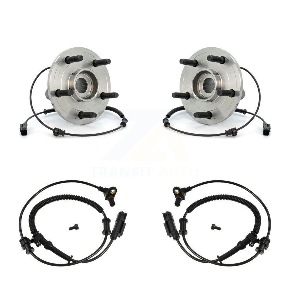 Front Wheel Hub Bearing And Extra ABS Sensor Kit For Ram 1500 Dodge with Harness K7S-101949
