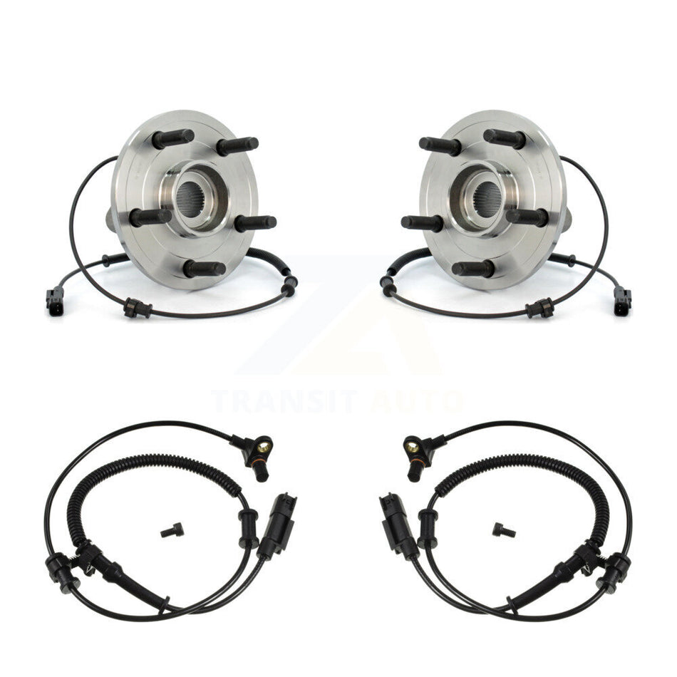 Front Wheel Hub Bearing And Extra ABS Sensor Kit For Ram 1500 Dodge with Harness K7S-101949