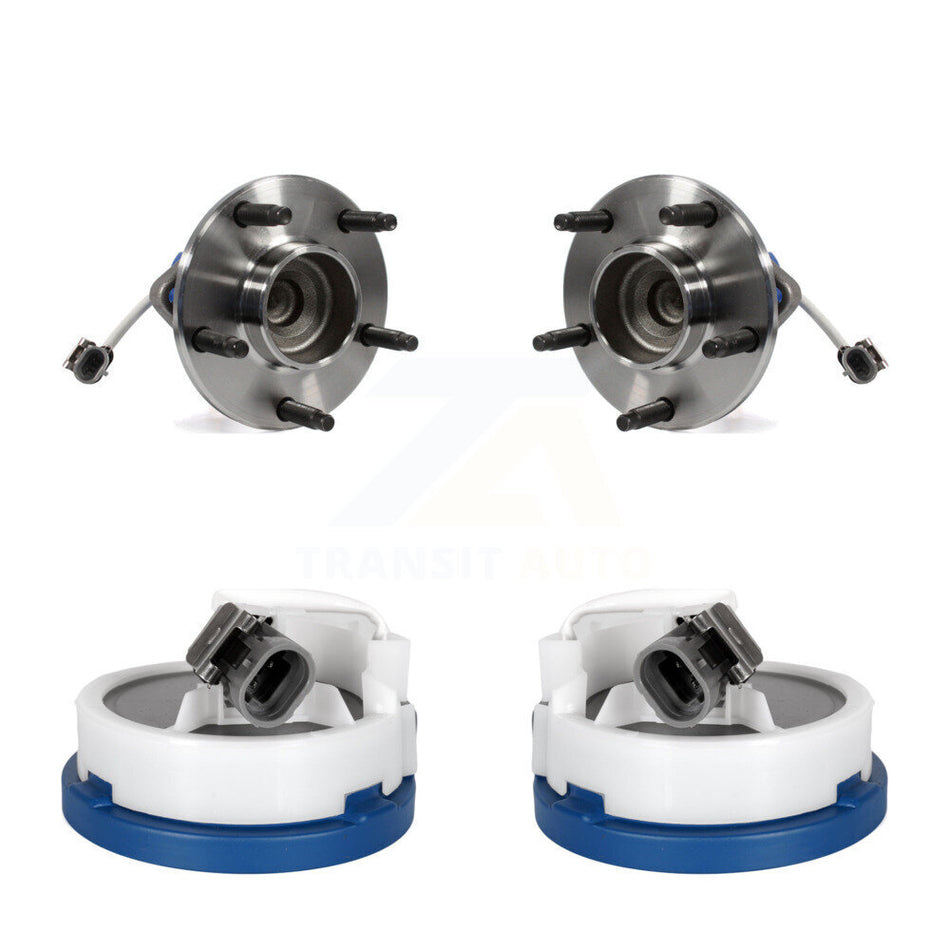 Front Wheel Hub Bearing And Extra ABS Sensor Kit For Chevrolet Corvette Cadillac XLR K7S-101963