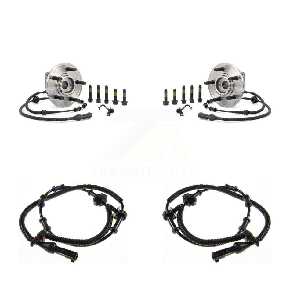 Front Wheel Hub Bearing & Extra ABS Sensor Kit For Ford Explorer Lincoln Aviator Mercury K7S-101969