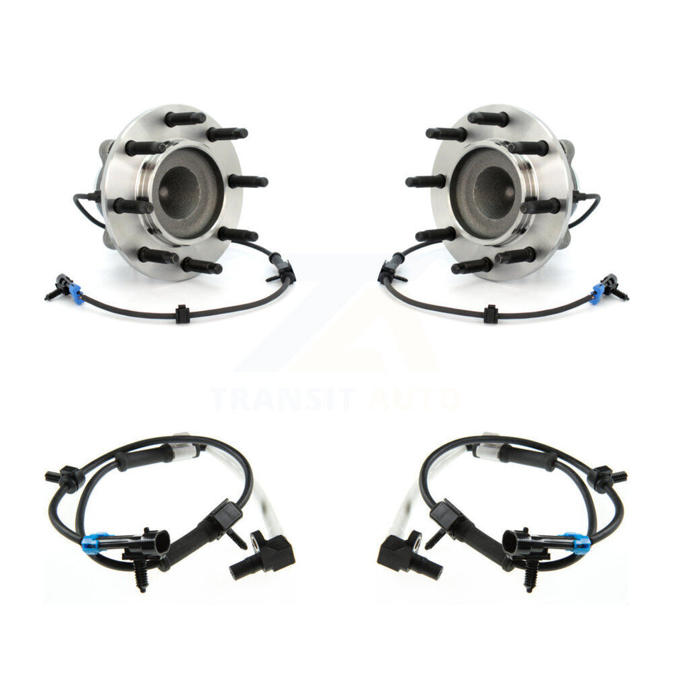 Front Wheel Hub Bearing & Extra ABS Sensor Kit For Chevrolet Express 2500 GMC Savana 3500 K7S-101985