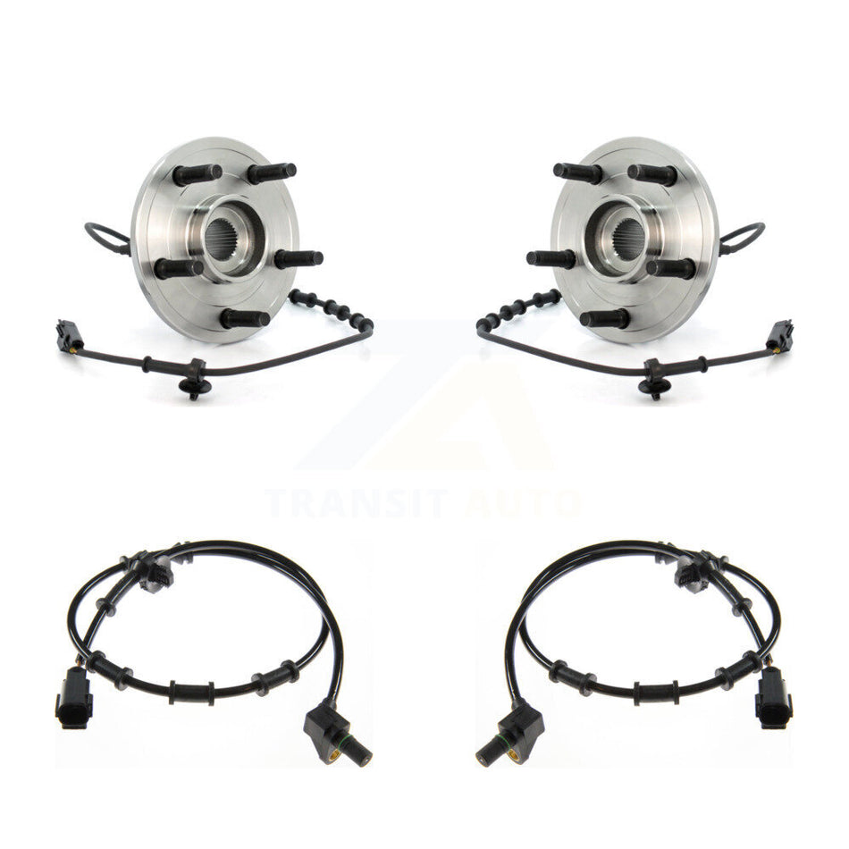 Front Wheel Hub Bearing And Extra ABS Sensor Kit For Dodge Ram 1500 with Harness K7S-101994