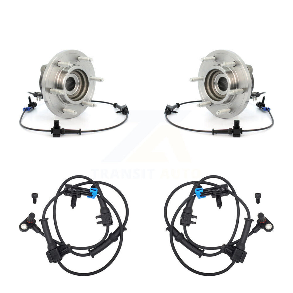 Front Wheel Hub Bearing And Extra ABS Sensor Kit For Hummer H3 with Harness K7S-101999