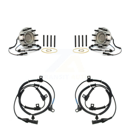 Front Wheel Hub Bearing And Extra ABS Sensor Kit For Ford F-550 Super Duty F-450 4 X 2 K7S-102006