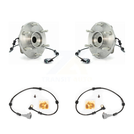 Front Wheel Hub Bearing And Extra ABS Sensor Kit For Nissan TITAN Armada INFINITI QX56 K7S-102009