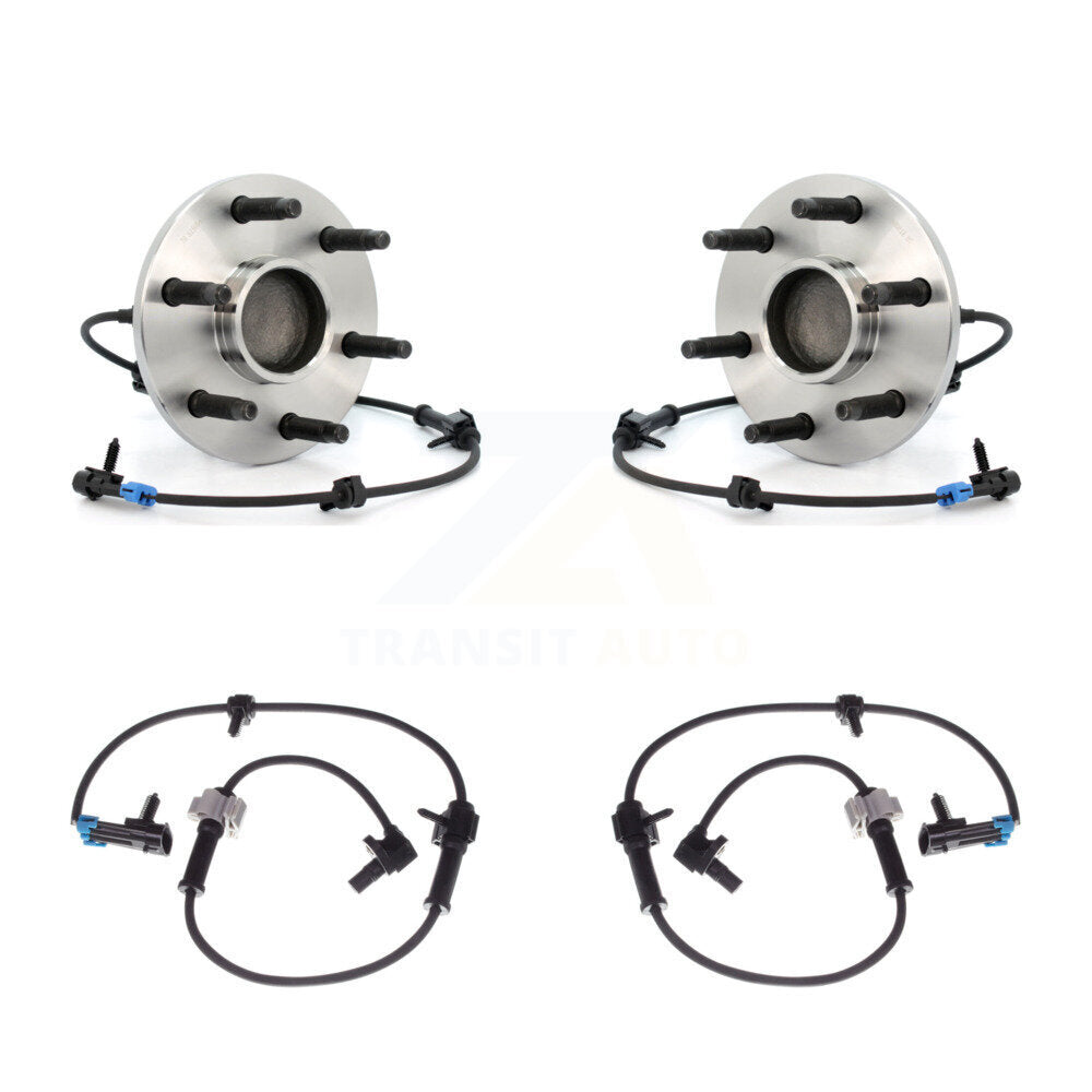 Front Wheel Hub Bearing And Extra ABS Sensor Kit For Chevrolet Silverado 1500 GMC Sierra K7S-102022
