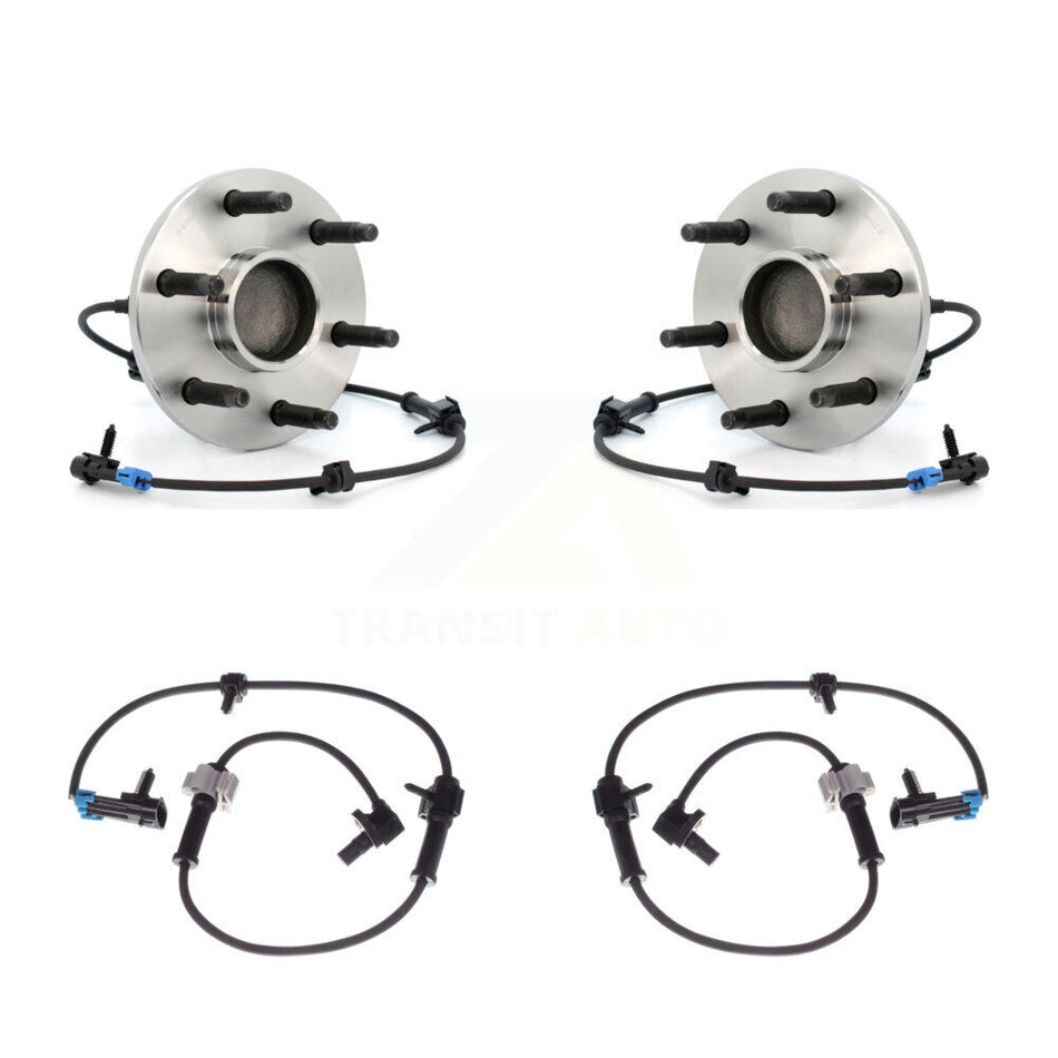 Front Wheel Hub Bearing And Extra ABS Sensor Kit For Chevrolet Silverado 1500 GMC Sierra K7S-102022