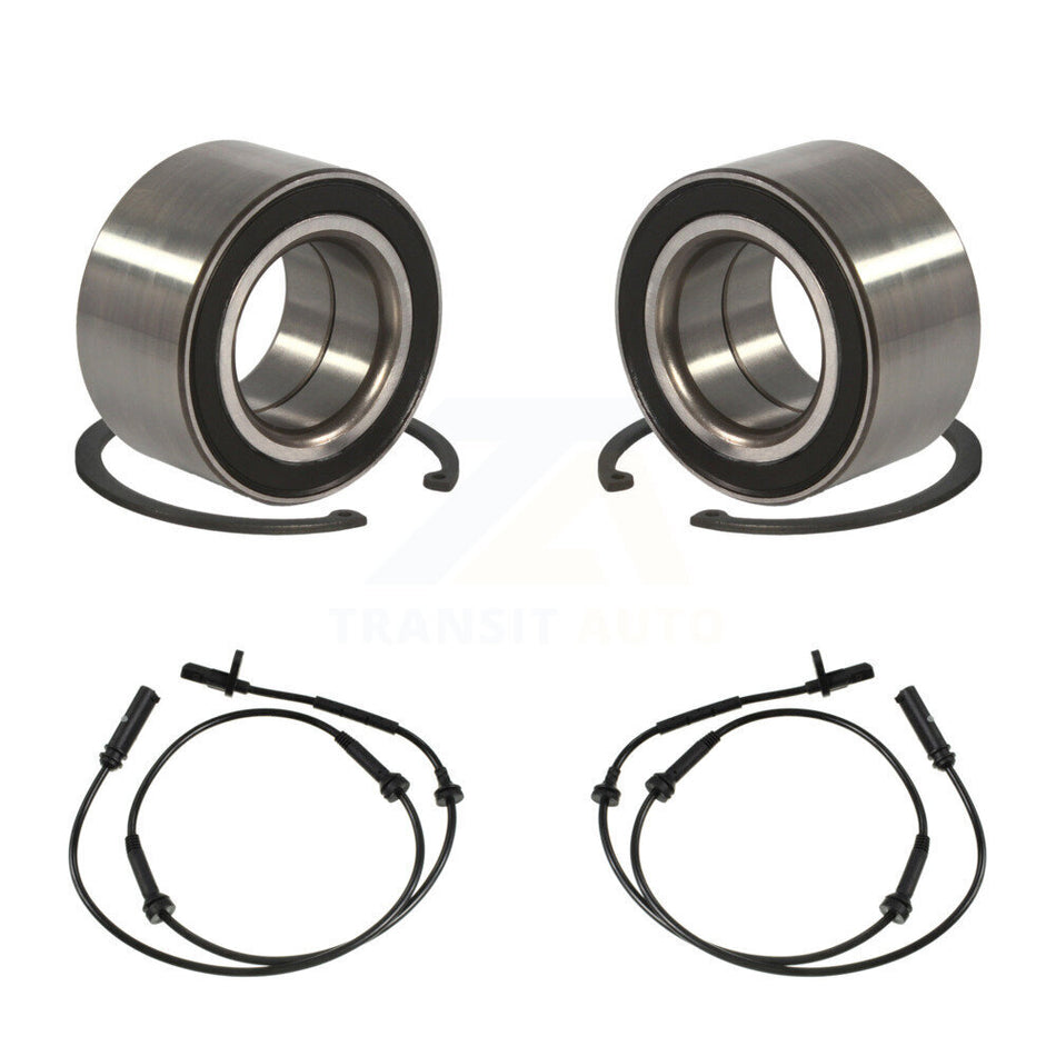 Front Wheel Bearing & Sensor Kit For 2010-2012 BMW X3 3.0L with 4-Wheel ABS Harness K7S-102026