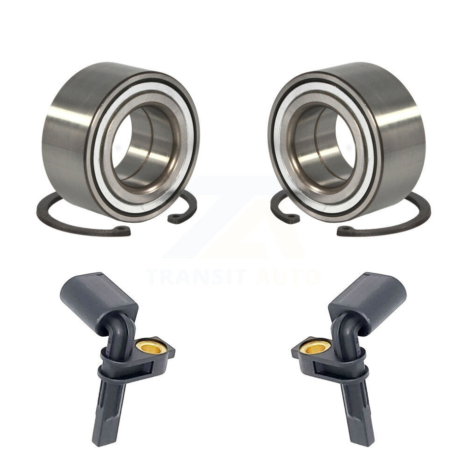 Front Wheel Bearing Sensor Kit For 11-12 Porsche Cayenne 3.6L 4.8L 3.0L with 4-Wheel ABS K7S-102045