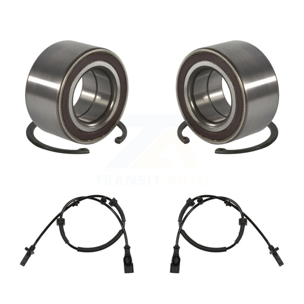 Front Wheel Bearing And ABS Sensor Kit For 2011 Ford Fiesta To 01 11 with Harness K7S-102066