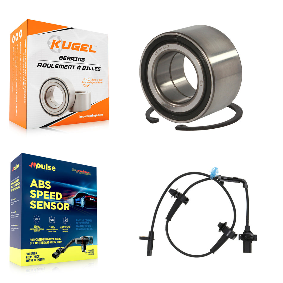 Front Wheel Bearing And ABS Sensor Kit For 2014-2015 Honda Civic 1.8L 1.5L with Harness K7S-102088