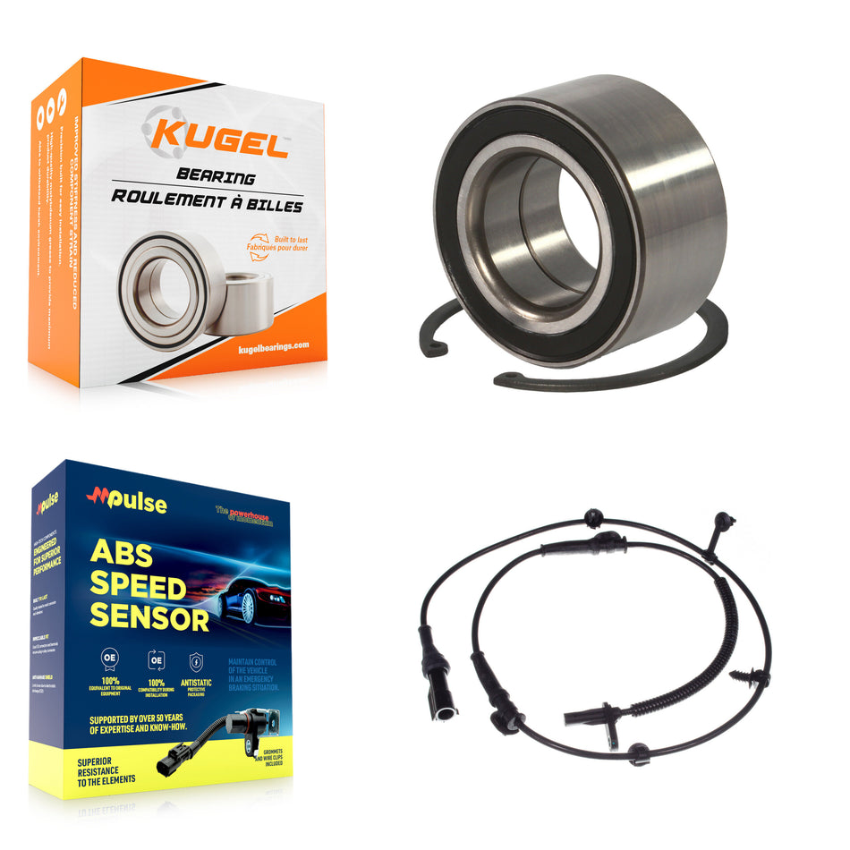 Front Wheel Bearing And ABS Sensor Kit For Ford Edge Lincoln MKX K7S-102101