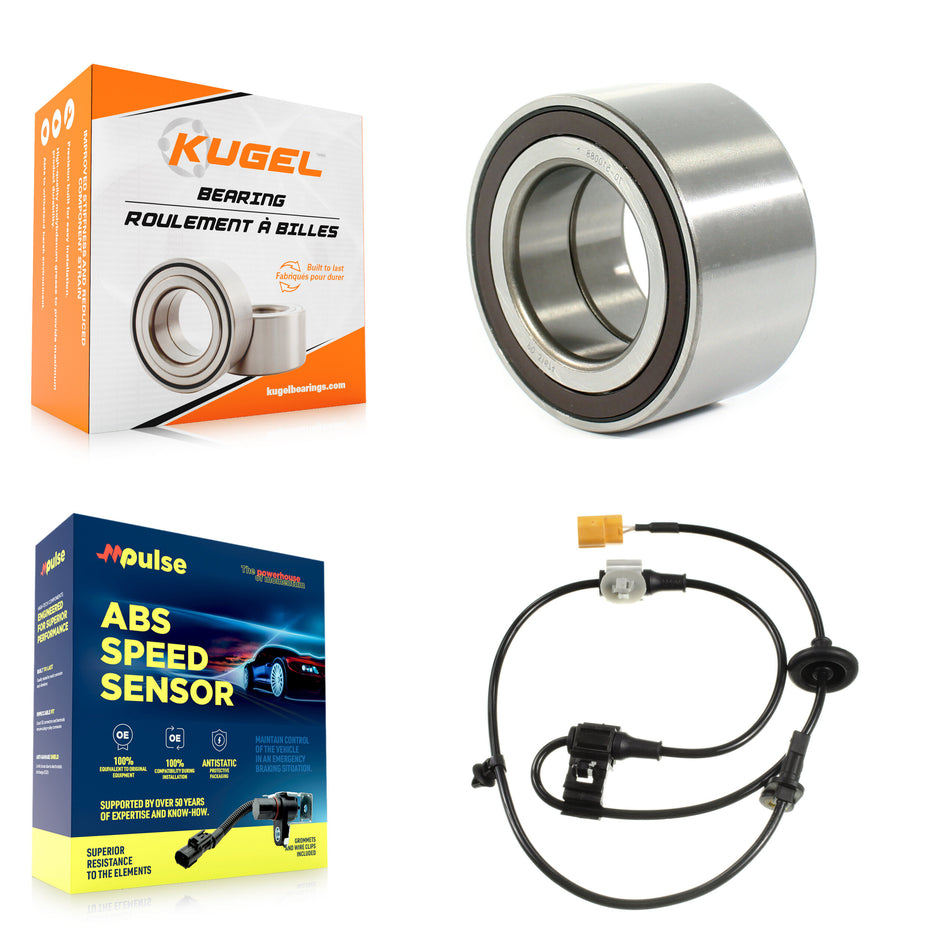 Front Wheel Bearing ABS Sensor Kit For Honda Ridgeline 3.5L with 4-Wheel Harness K7S-102119