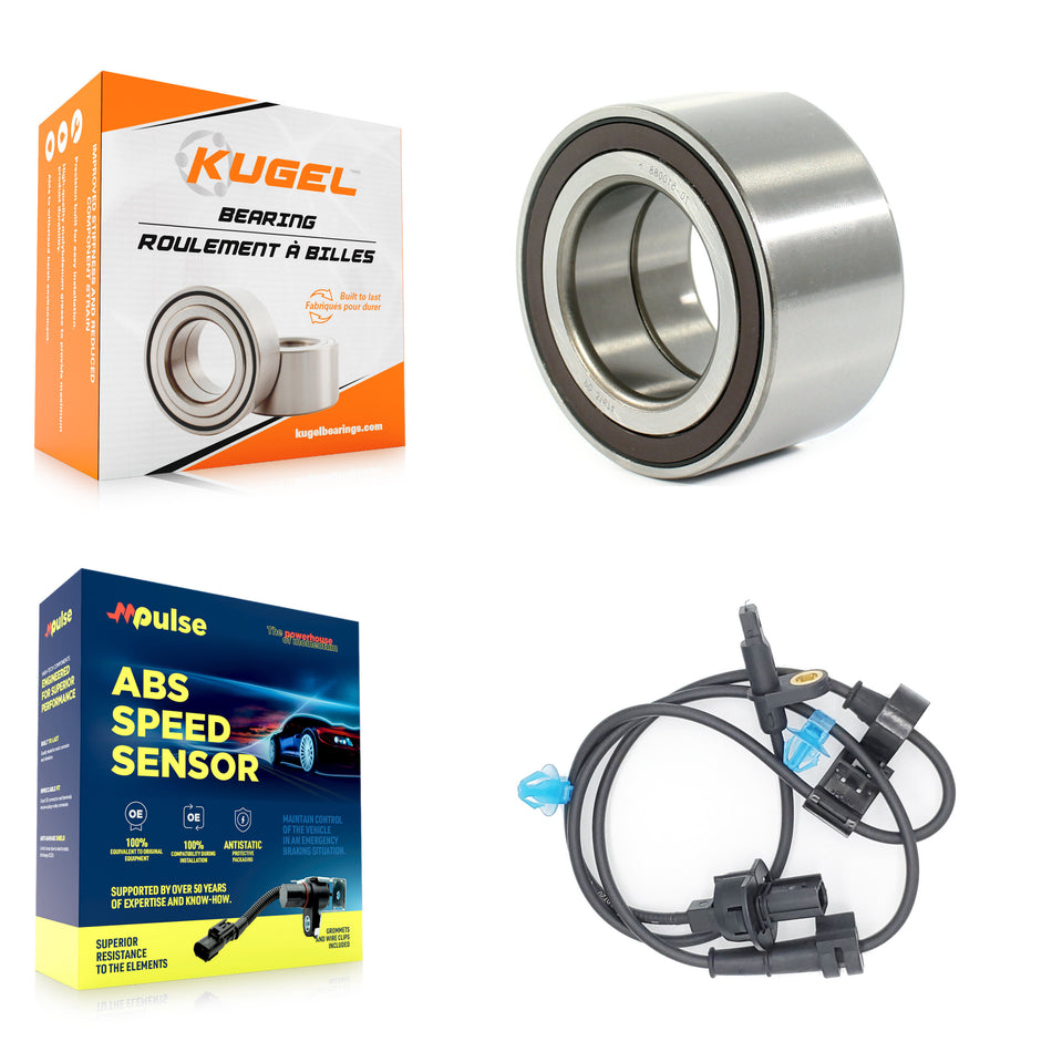 Front Wheel Bearing And ABS Sensor Kit For Honda Ridgeline 3.5L with 4-Wheel K7S-102120