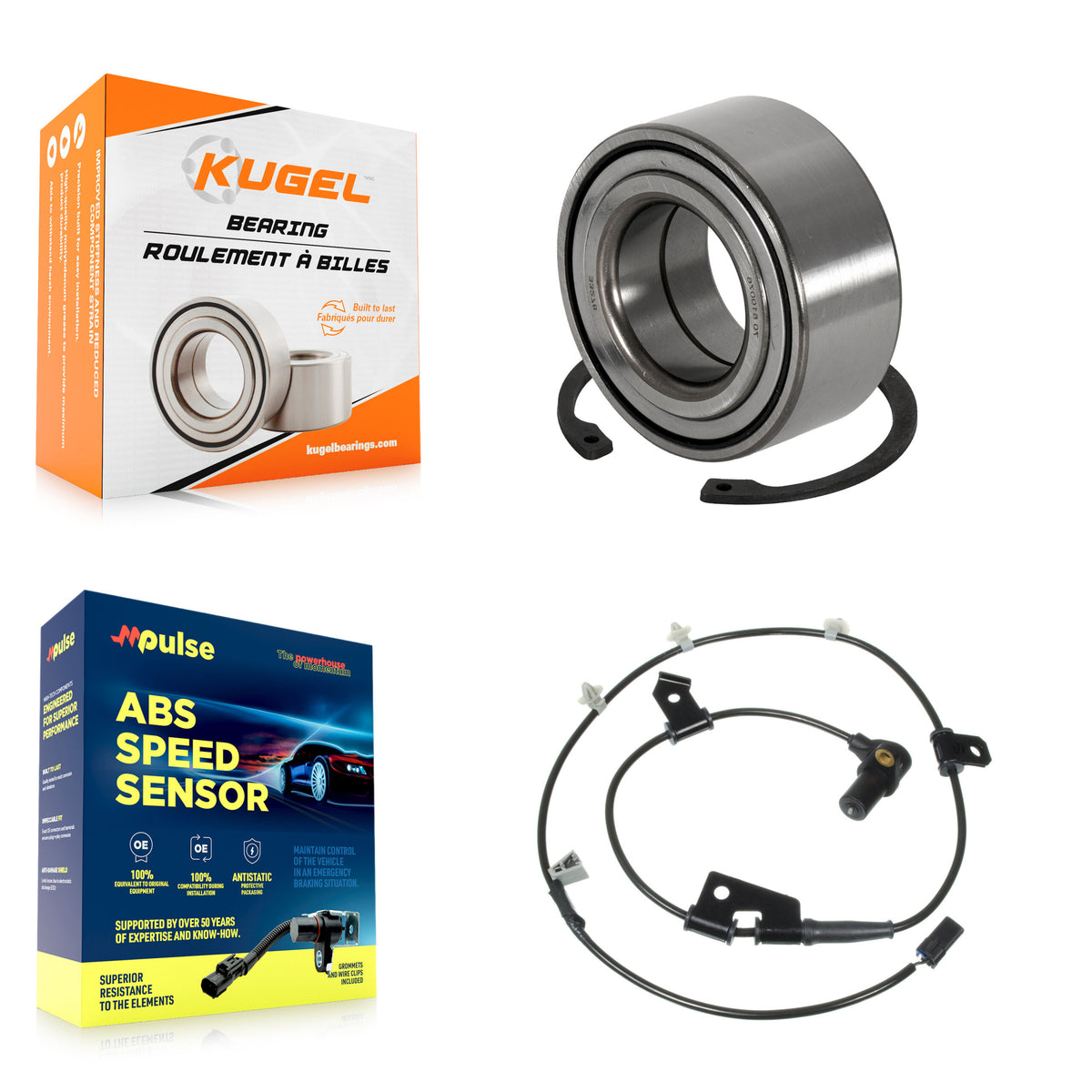 Front Wheel Bearing And ABS Sensor Kit For Hyundai Tiburon K7S-102130