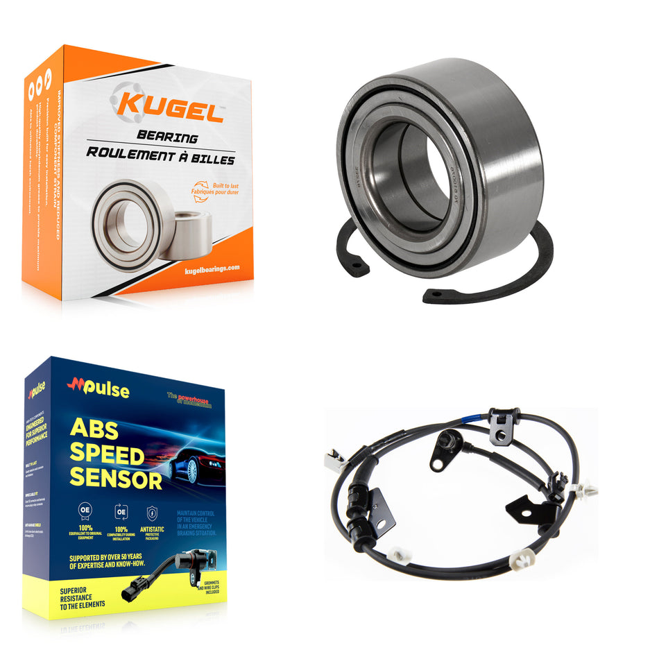 Front Wheel Bearing And ABS Sensor Kit For Hyundai Tiburon 2.7L with 4-Wheel K7S-102131