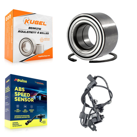 Front Wheel Bearing ABS Sensor Kit For Ford Fusion Lincoln MKZ Mercury Milan with Harness K7S-102138