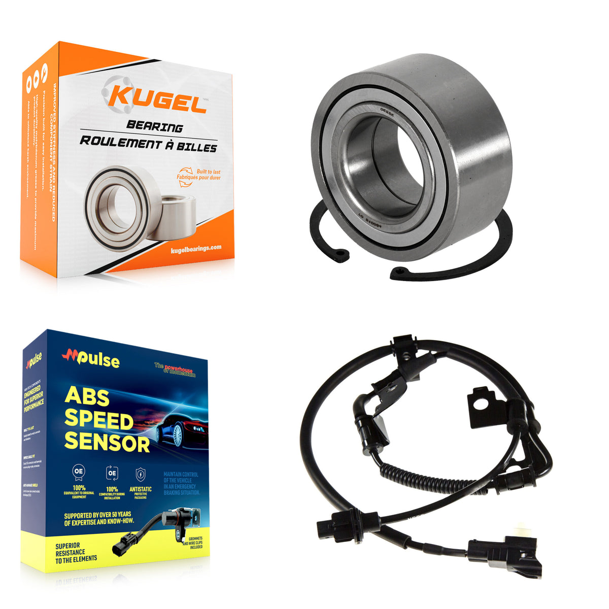 Front Wheel Bearing And ABS Sensor Kit For Hyundai Azera with Harness K7S-102141