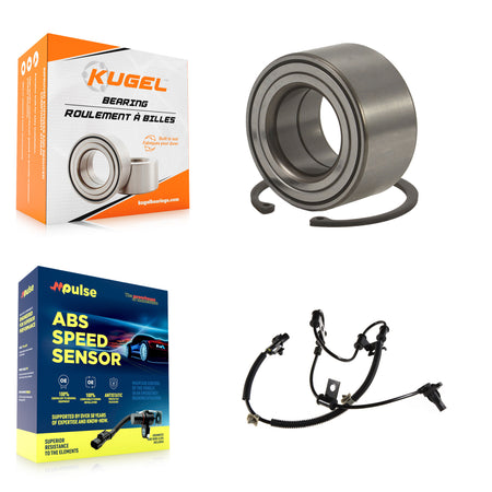 Front Wheel Bearing & ABS Sensor Kit For 2006 Hyundai Accent From 09 04 with Harness K7S-102158
