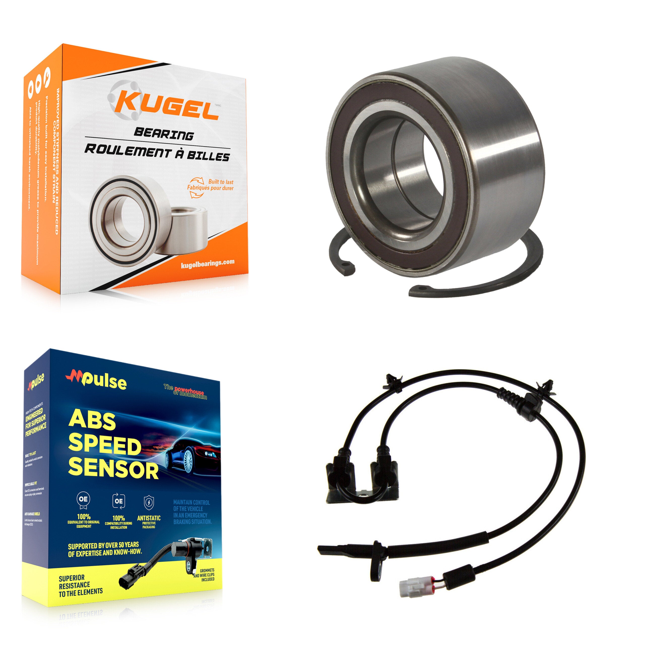 Front Wheel Bearing And ABS Sensor Kit For Suzuki SX4 Crossover K7S-102161