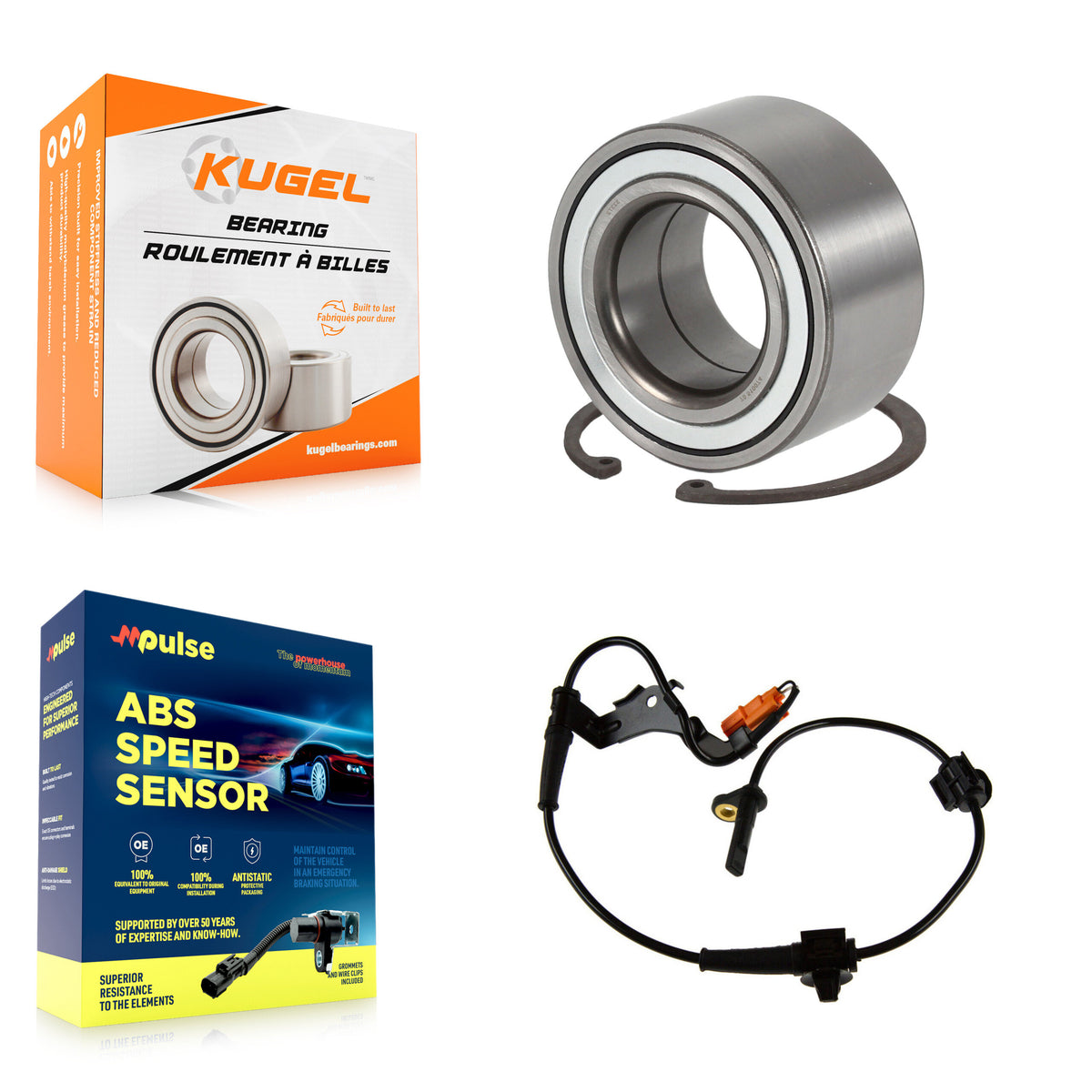 Front Wheel Bearing And ABS Sensor Kit For Honda CR-V with Harness K7S-102167