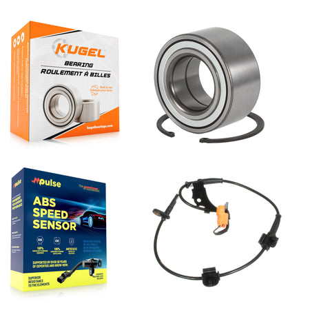 Front Wheel Bearing Sensor Kit For 04 Honda Element LX with 2.4L 4-Wheel ABS Harness K7S-102168