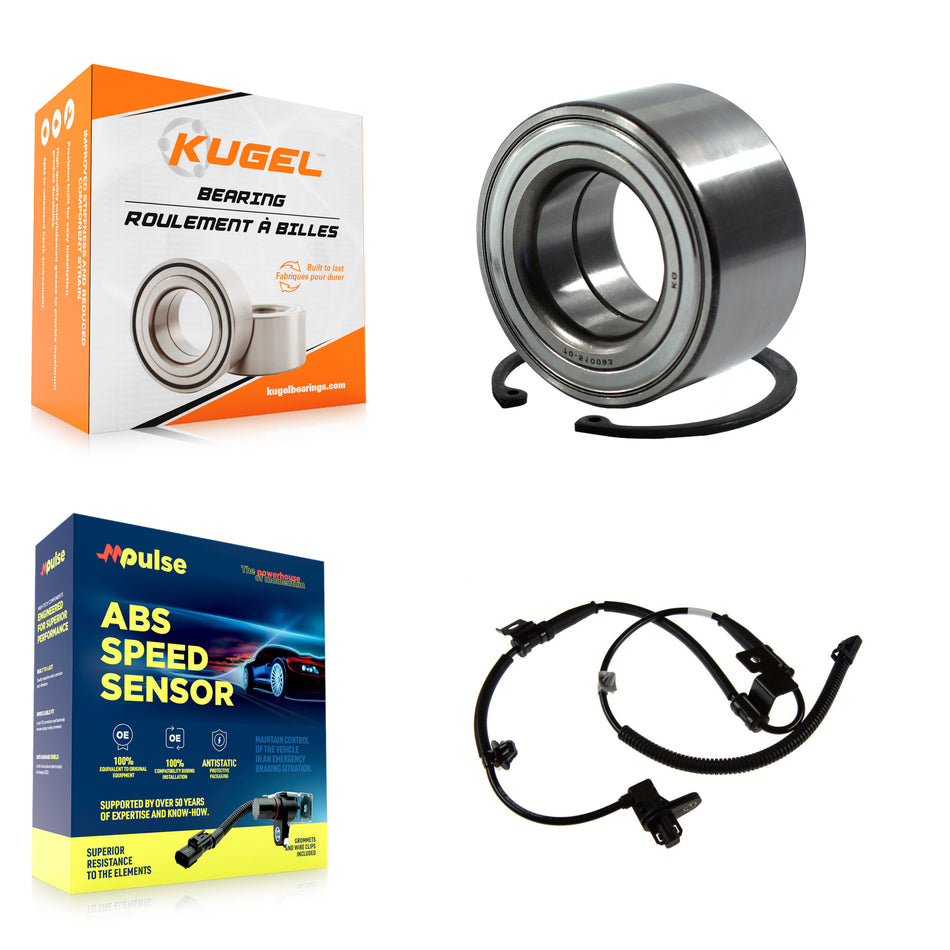 Front Wheel Bearing ABS Sensor Kit For Hyundai Elantra 2.0L with 4-Wheel Harness K7S-102171