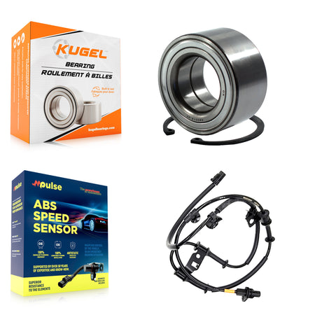 Front Wheel Bearing & ABS Sensor Kit For 2011 Hyundai Elantra To 03 07 with Harness K7S-102178