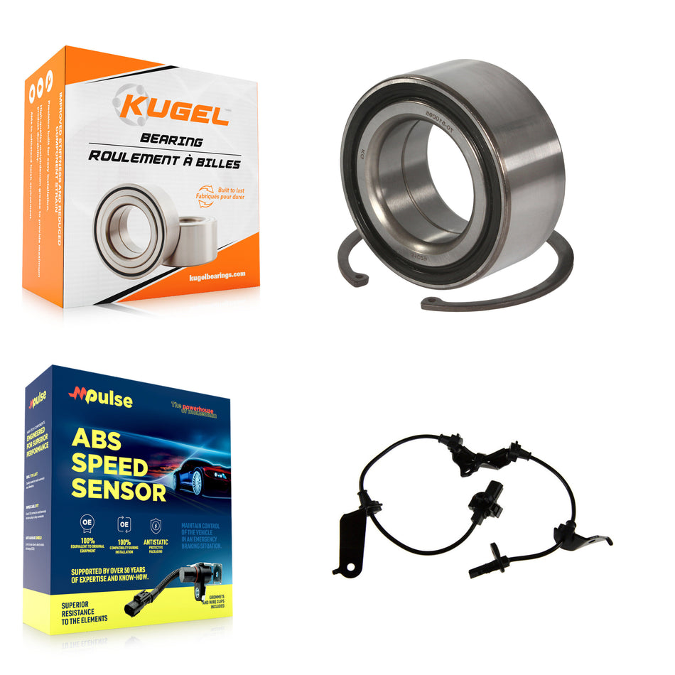 Front Wheel Bearing And ABS Sensor Kit For Honda Accord Acura TSX with Harness K7S-102180