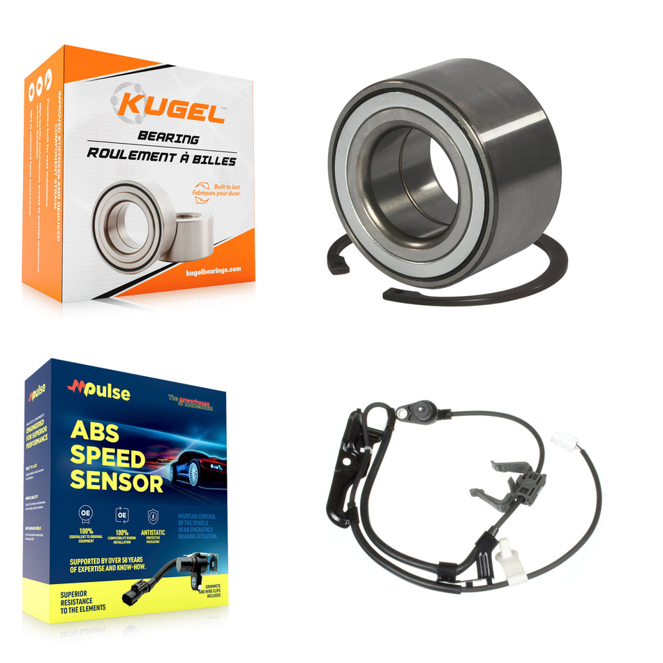 Front Wheel Bearing & ABS Sensor Kit For 2002-2003 Toyota Camry Lexus ES300 with Harness K7S-102187