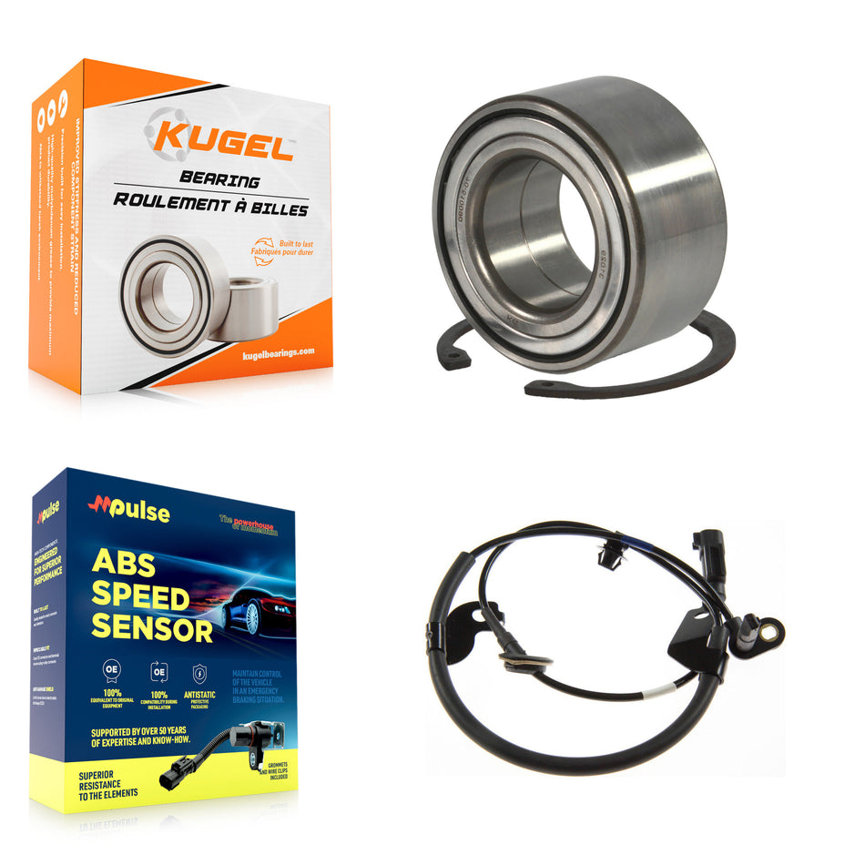 Front Wheel Bearing And ABS Sensor Kit For Mitsubishi Lancer Outlander RVR Sport K7S-102188