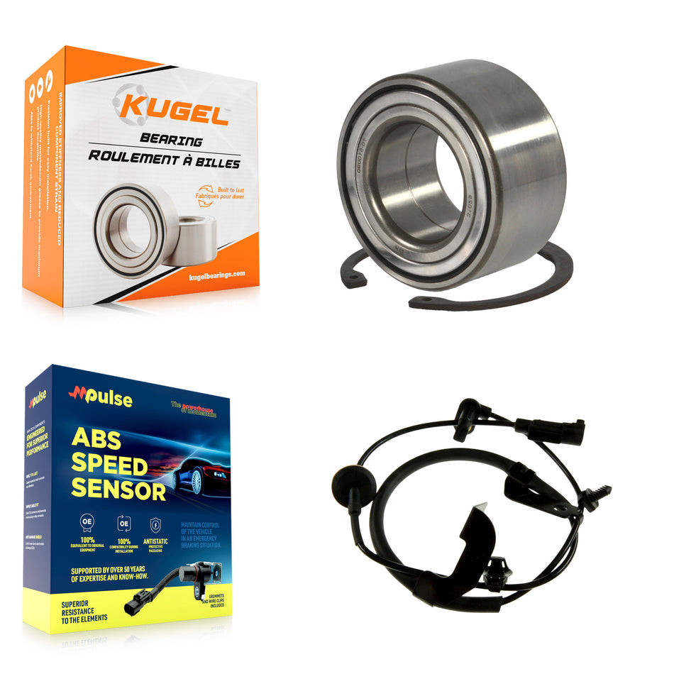 Front Wheel Bearing And ABS Sensor Kit For Jeep Patriot Compass Dodge Caliber K7S-102189