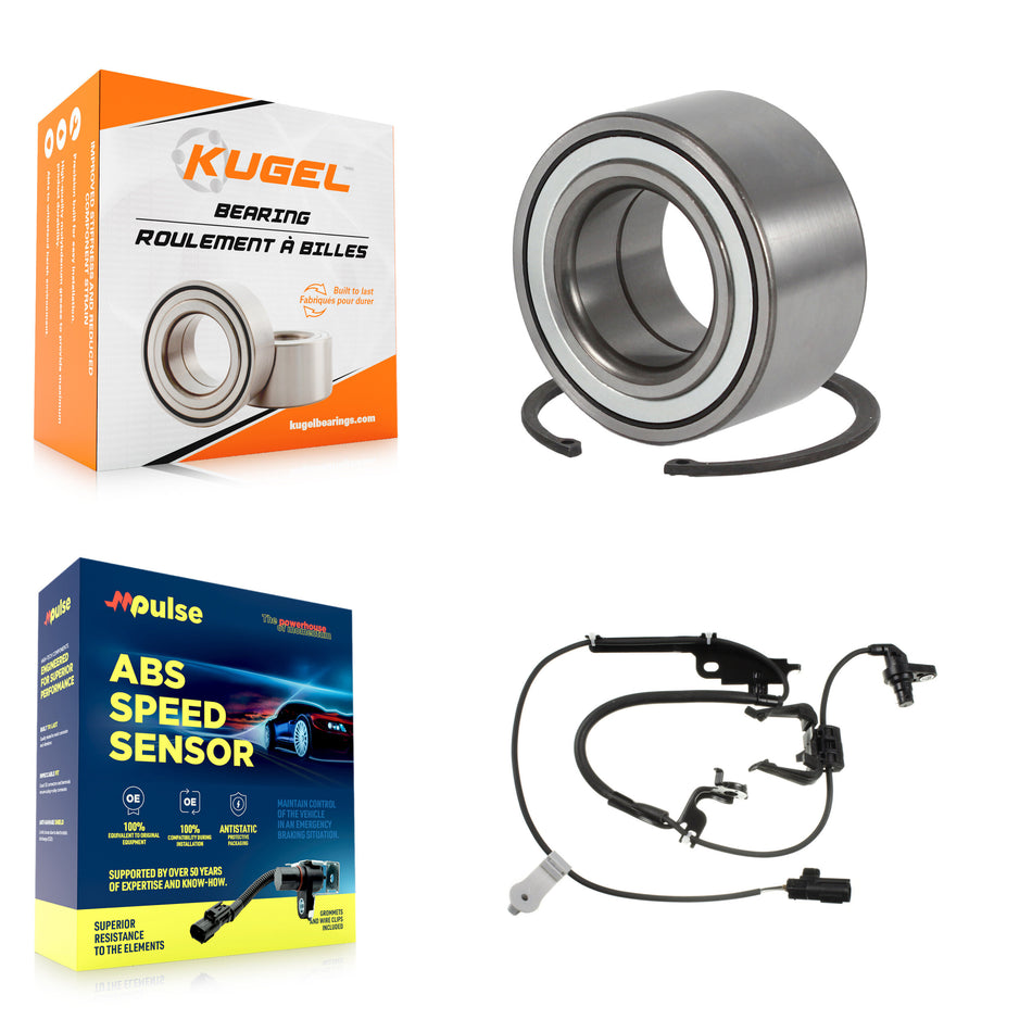 Front Wheel Bearing ABS Sensor Kit For Toyota Highlander Lexus RX350 RX450h with Harness K7S-102196