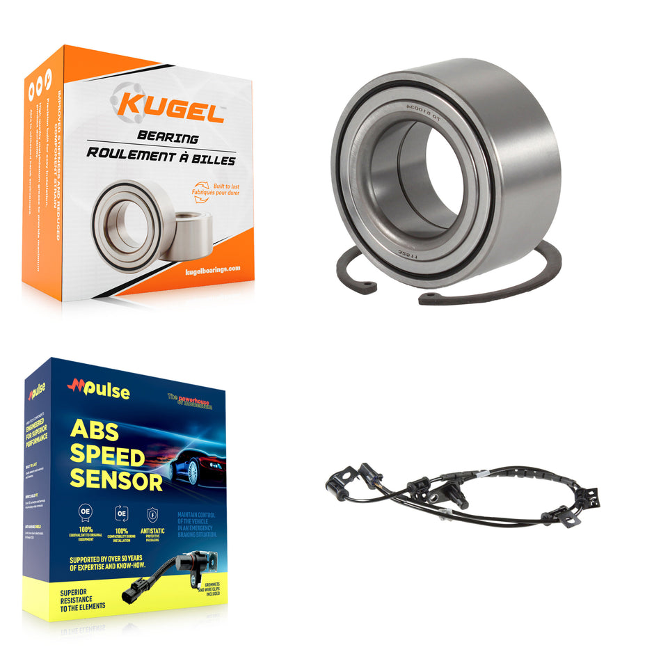 Front Wheel Bearing & Sensor Kit For Kia Sportage 2.4L 2.0L with 4-Wheel ABS Harness K7S-102204