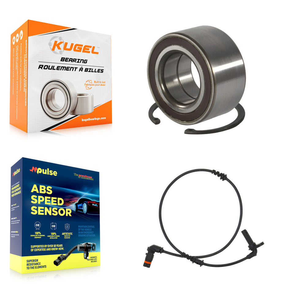 Front Wheel Bearing And ABS Sensor Kit For Mercedes-Benz CLS550 with Harness K7S-102217