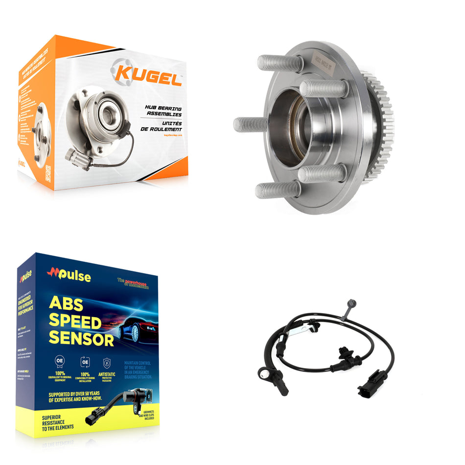 Front Wheel Hub Bearing And ABS Sensor Kit For Ford Mustang K7S-102231