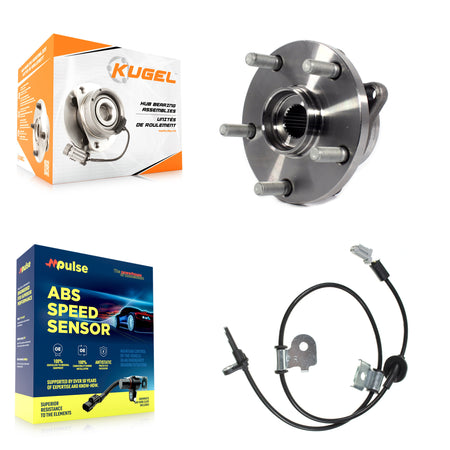 Front Wheel Hub Bearing And ABS Sensor Kit For Subaru Impreza WRX STI K7S-102238