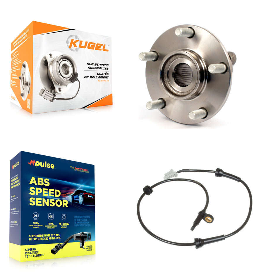 Front Wheel Hub Bearing And ABS Sensor Kit For Nissan Sentra with Harness K7S-102247